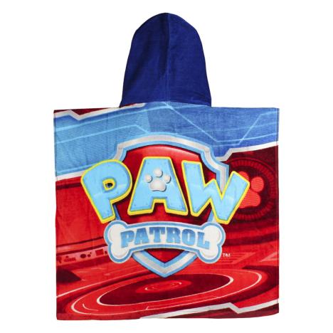 Paw Patrol Kids Hooded Bath Beach Towel Poncho Extra Image 1